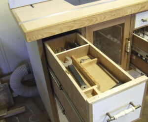 Custom built router table