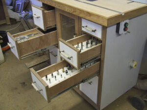 Custom built router table